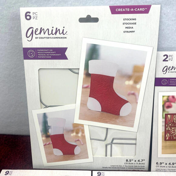 Lot 17 Crafters Companion Gemini Dies Stamp Papercraft Birthday Flower Christmas - Picture 2 of 9